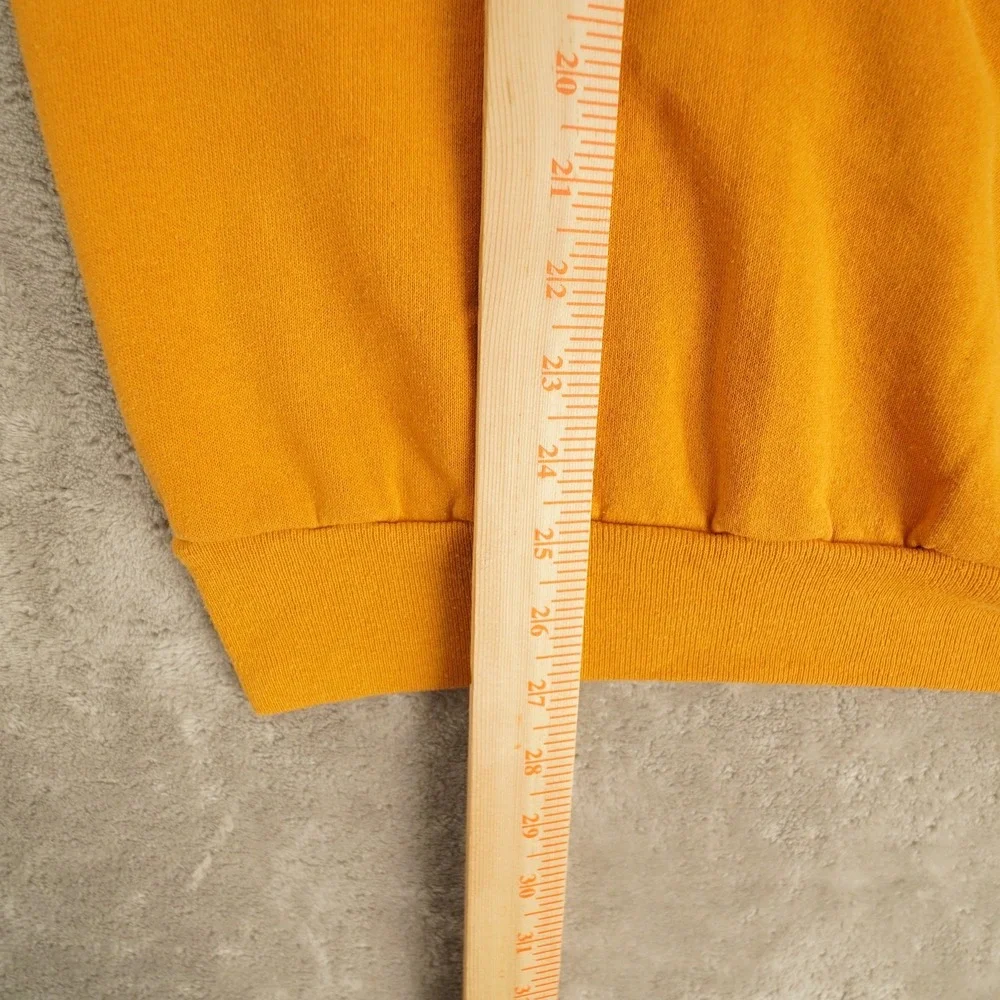 Vintage Jerzees Dalmation Embroidered Yellow Crew Neck Sweatshirt Men's Large US